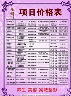 尚赫項(xiàng)目價(jià)格表